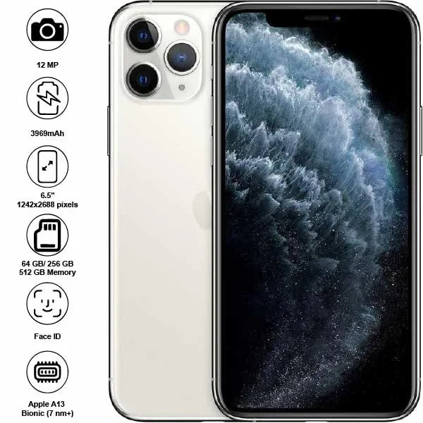 Apple iPhone 11 Pro max - 6.5" - 12MP - 3969mAh - (Used)