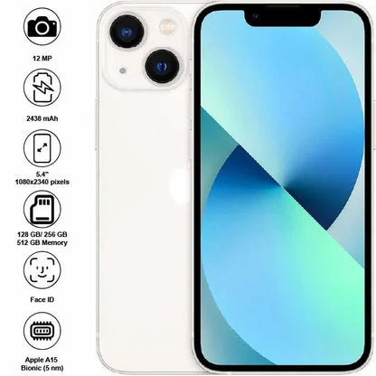 Apple iPhone 13 Mini - 5.4" - 12MP - 2438mAh - (Used)