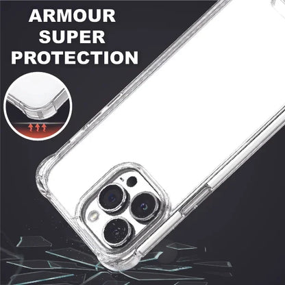 Mobitel iPhone Case for iPhone 15 Pro , 6.1-inches , Air Bag Drop Protection | Shockproof Phone Case