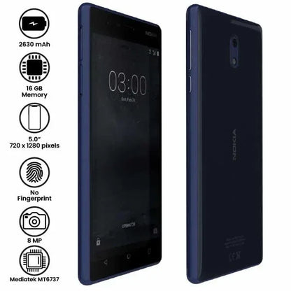 Nokia 3 - 5.0" - 8MP - 2630mAh - (Used)