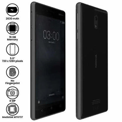 Nokia 3 - 5.0" - 8MP - 2630mAh - (Used)