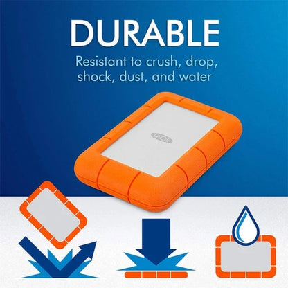 LaCie Rugged Portable External HDD - USB 3.0