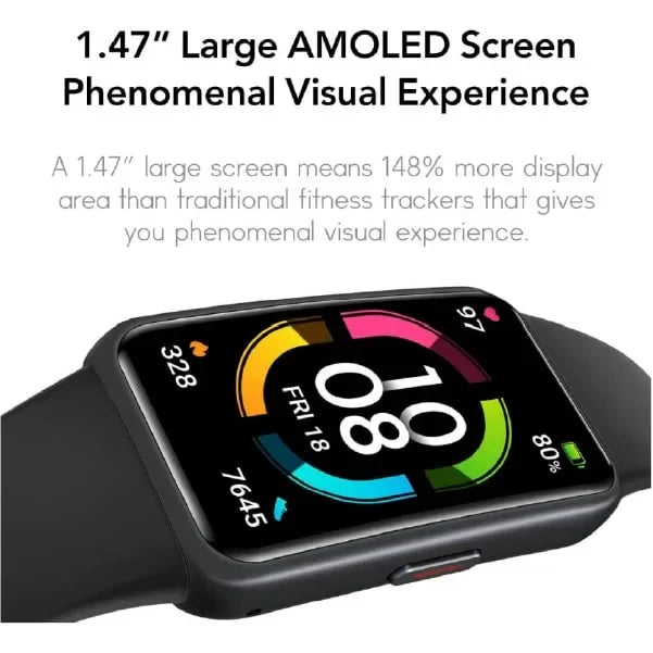 HONOR Band 6 Fitness Tracker Smart Watch - 1.47" - 180mAh