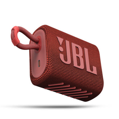 JBL GO 3 - Wireless Bluetooth Portable Speaker with Integrated Loop for Travel | USB C Charging Cable