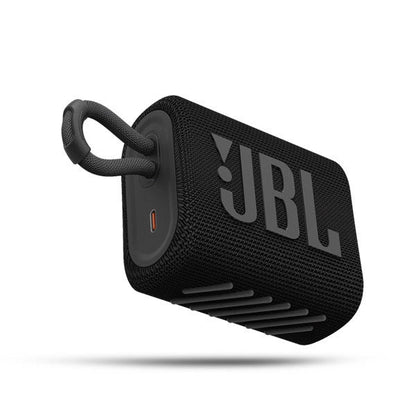JBL GO 3 - Wireless Bluetooth Portable Speaker with Integrated Loop for Travel | USB C Charging Cable
