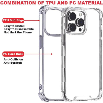 Mobitel Phone Case for iPhone 15 Pro Max , 6.7-inches , Air Bag Drop Protection | Shockproof Phone Case