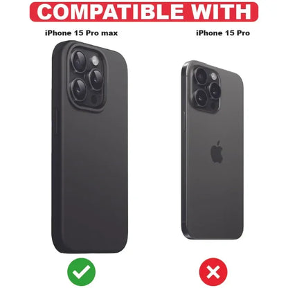 Mobitel Phone Case for iPhone 15 Pro Max , 6.7-inches , Air Bag Drop Protection | Shockproof Phone Case