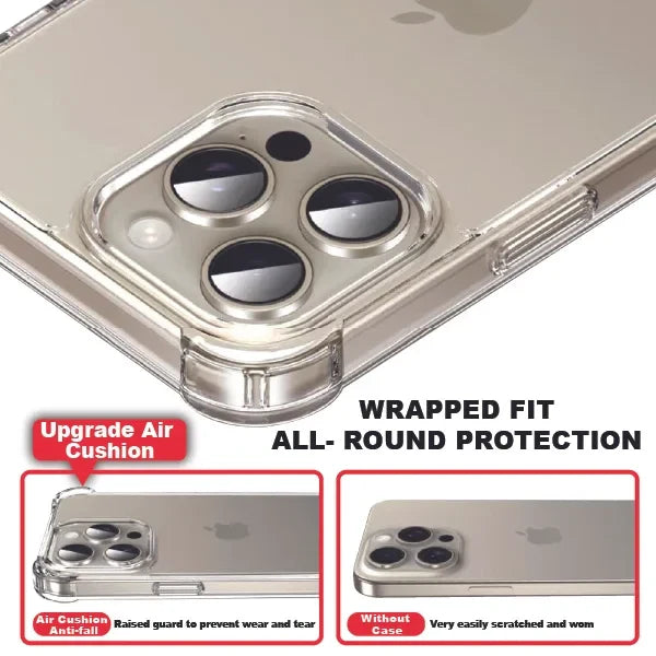 Mobitel Phone Case for iPhone 15 Pro Max , 6.7-inches , Air Bag Drop Protection | Shockproof Phone Case