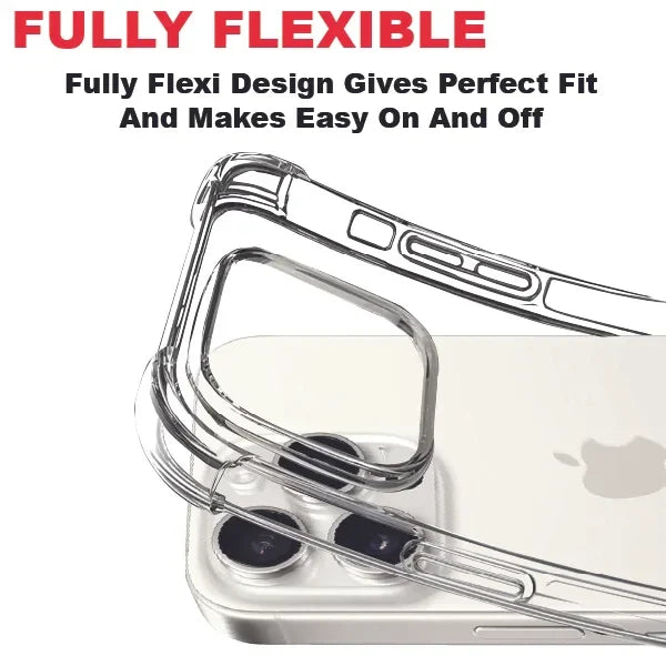 Mobitel Phone Case for iPhone 15 Pro Max , 6.7-inches , Air Bag Drop Protection | Shockproof Phone Case