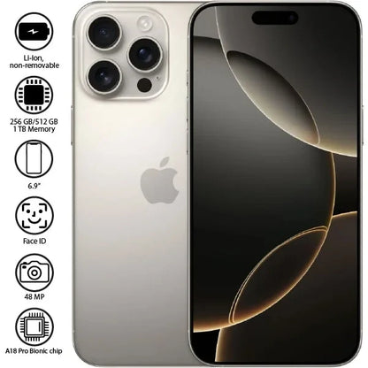 Apple iphone 16 pro max - 6.9  48MP - 4685mAh