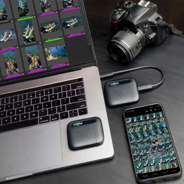 Crucial X6 Portable SSD External Solid State Drive