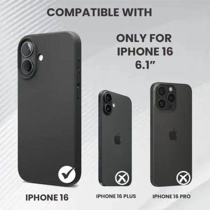 Mobitel Phone Case for iPhone 16, 6.1-inches , Air Bag Drop Protection | Shockproof Phone Case