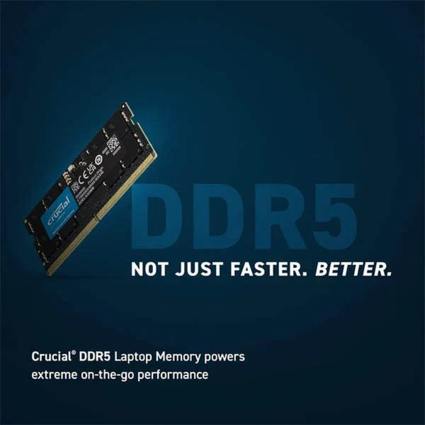 Crucial RAM DDR5 4800MHz CL40 Laptop Memory