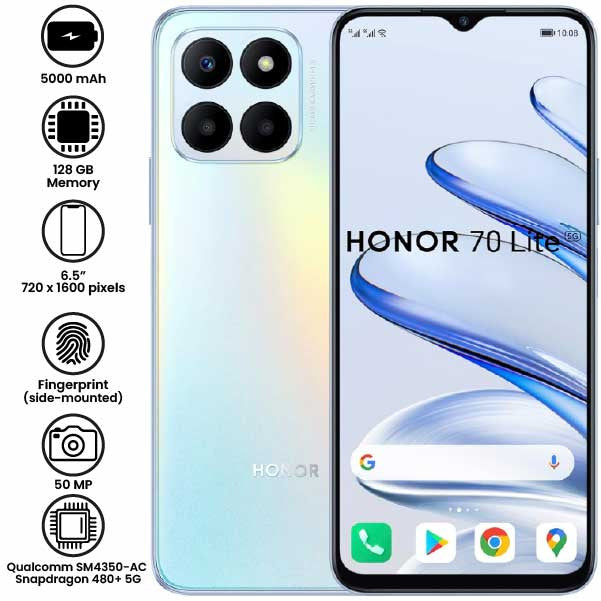 Honor 70 Lite - 6.5" - 50MP - 5000mAh