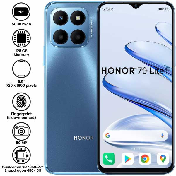 Honor 70 Lite - 6.5" - 50MP - 5000mAh
