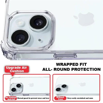 Mobitel 4 in-1 Case for iPhone 14 6.1-inch, with 2-pack Screen Protector and 1-pack Camera Lens Protector