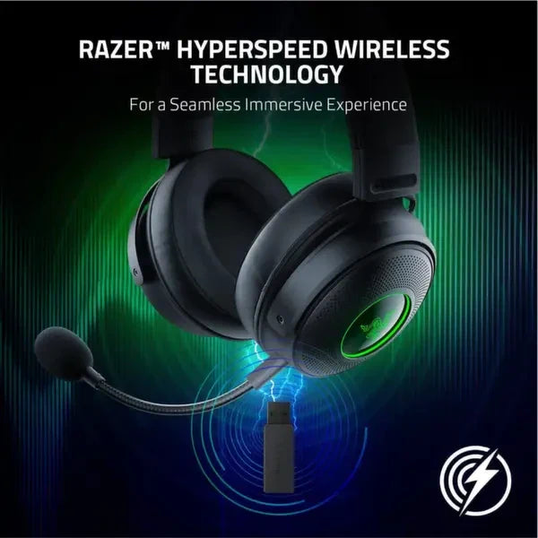 Razer Kraken V3 Pro for PC - Wireless Gaming Headset with Haptic Technology