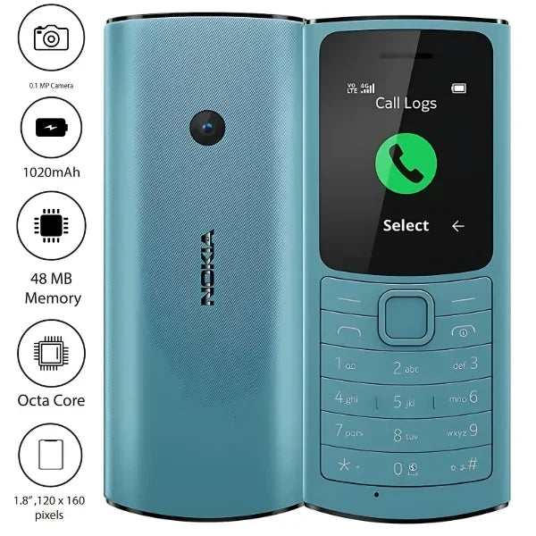 Nokia 110 4G - 1.8" - 0.1MP - 1020mAh
