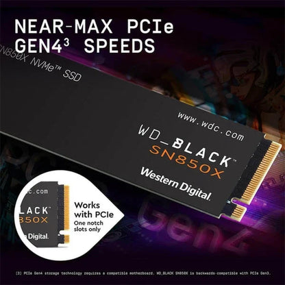 WD_BLACK SN850X - M.2 2280 - NVMe SSD - Gaming Drive - Gen 4 PCIe