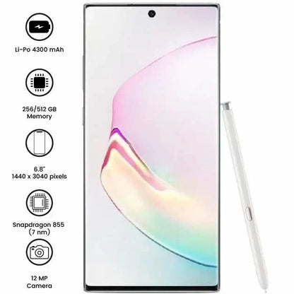Samsung Galaxy Note10 Plus - 6.8" - 12MP - 4300mAh - (Used)