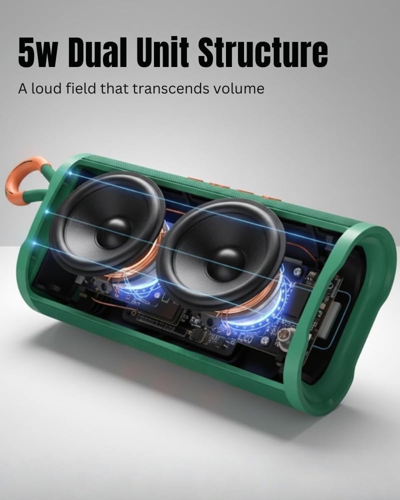 Mobitel Vibe Max Portable Bluetooth Speaker 5W RGB Lights TWS Waterproof UK