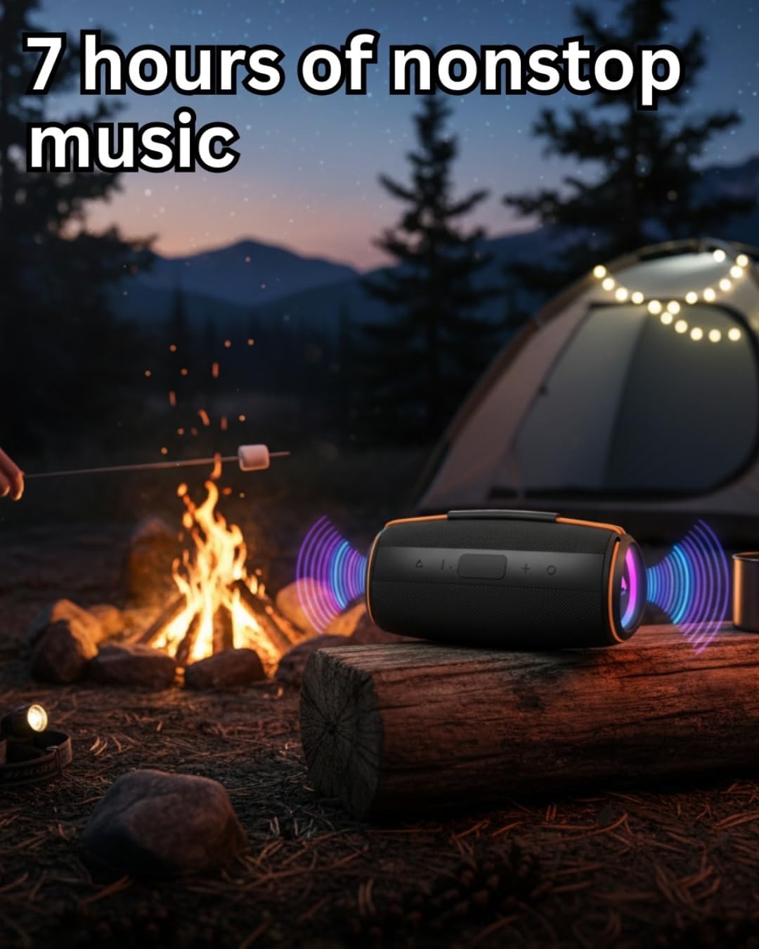 Mobitel 40W Rytham Max Wireless Bluetooth Speaker 7H Playtime 4000mAh Battery