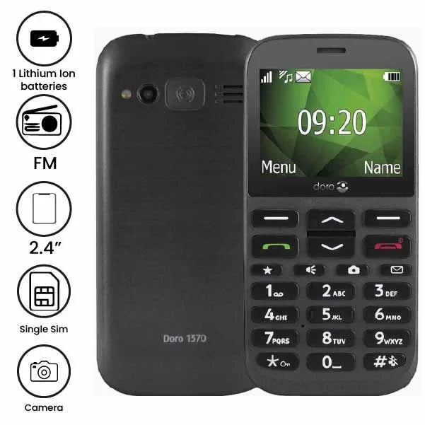Doro - 1370 - 2.4" - 3MP - 1000mAh  - (Used)