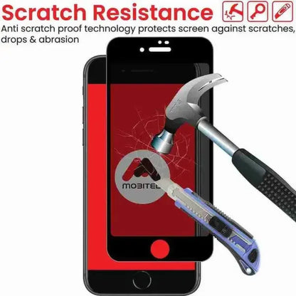 Mobitel Privacy Tempered Glass Screen Protector for iPhone 7, iPhone 8, iPhone SE 2, iPhone SE 3